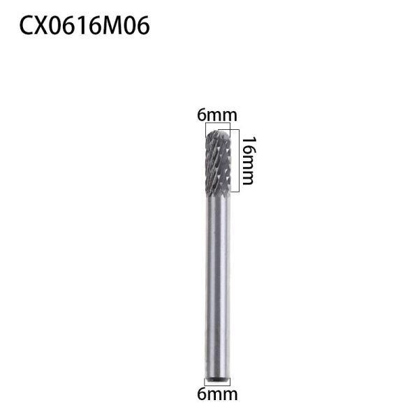 

Бор фреза по металу 6мм з карбіду вольфраму хвостовик 6 мм (С0616М06Х-45)