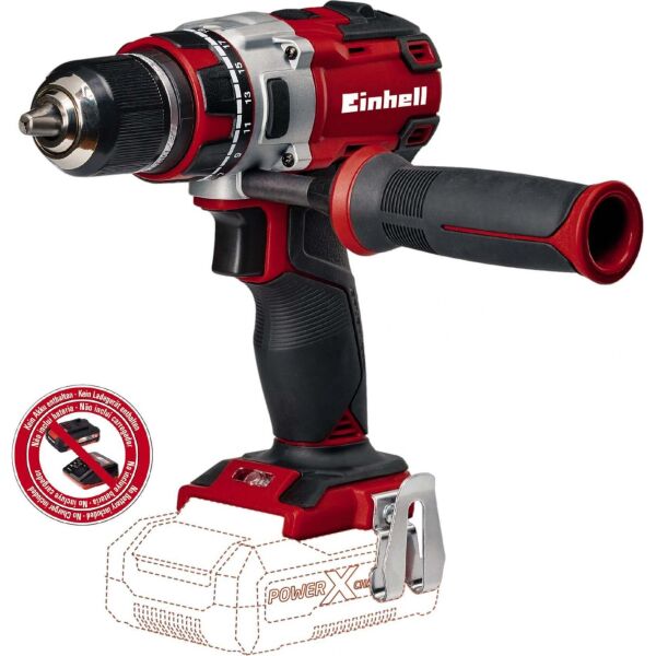 

Шуруповерт бесщеточный аккумуляторный Einhell TE-CD 18 Li Brushless - Solo