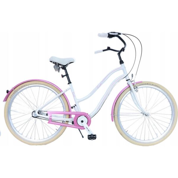 

Велосипед жіночий Beach Cruiser Cossack 28 Nexus 3 White-Pink