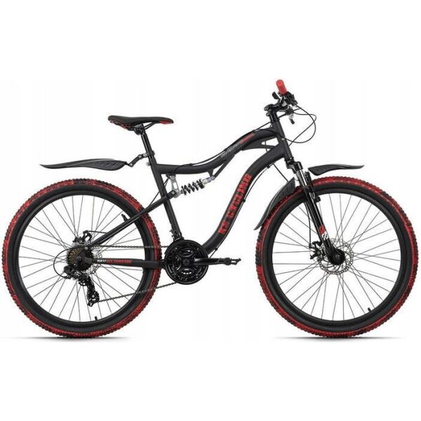 

Горный велосипед KS Cycling MTB 26 Crusher Black-Read