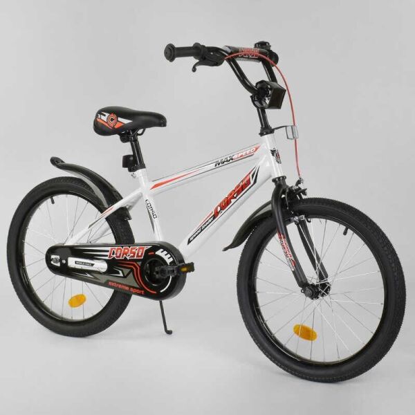 

Велосипед подростковый (детский) двухколесный 20 дюймов CORSO EX-20 N 2866, БЕЛЫЙ