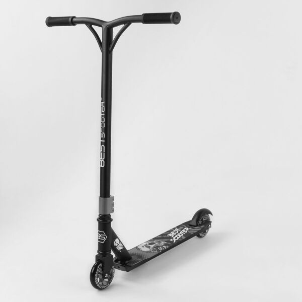 

Самокат трюковый Best Scooter двухколесный колеса 100 мм алюминиевый диск Черный (304883161)
