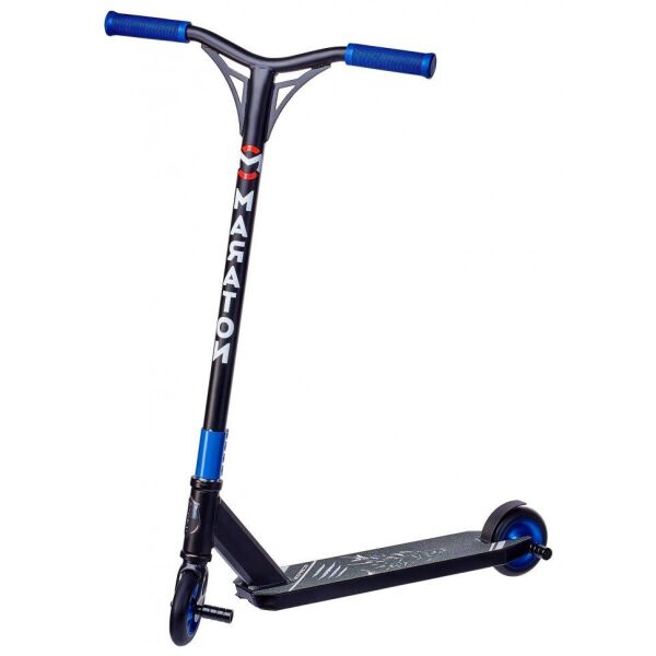 

Самокат трюковый MARATON SCORPION 110 мм 2 пеги Black-Blue (3921731)