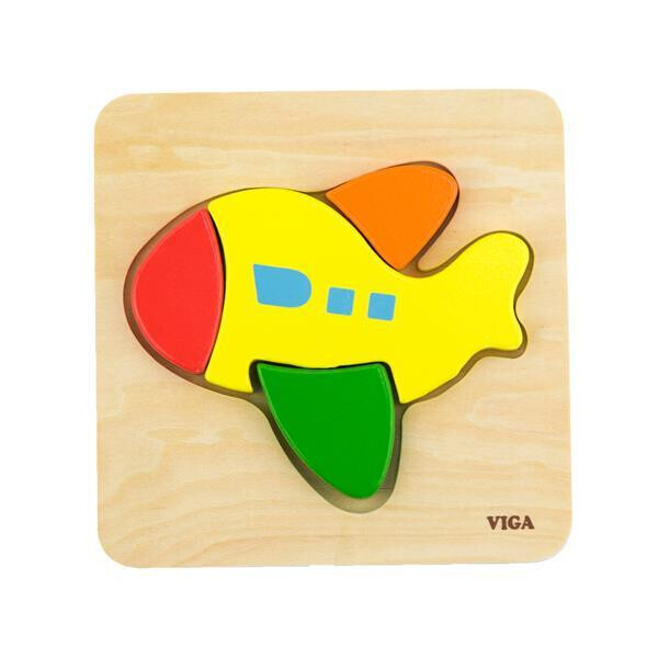 

Мини-пазл Viga Toys "Самолет" (50173)