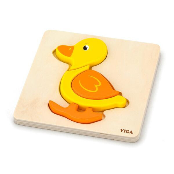 

Мини-пазл Viga Toys "Уточка" (59929)