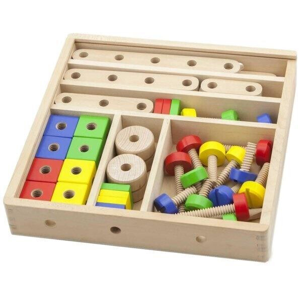 

Набор строительных блоков Viga Toys 53 детали (50490)