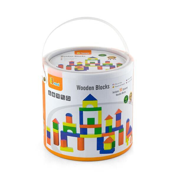 

Кубики Viga Toys Цвета 50 шт., 3,5 см (59542)