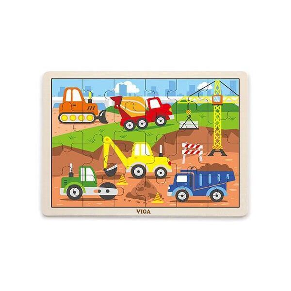 

Пазл Viga Toys "Строительная техника" (51463)