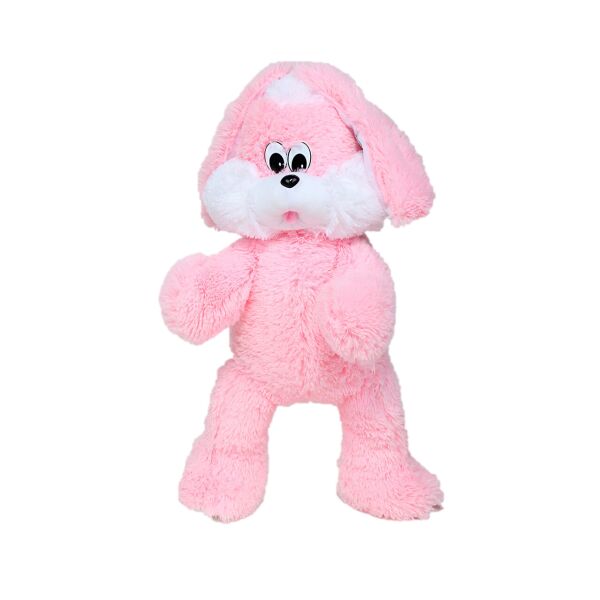 

Мягкая игрушка Алина Зайка Снежок 90 см розовый