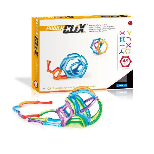 

Конструктор Guidecraft PowerClix Organics, 48 деталей (G9431)