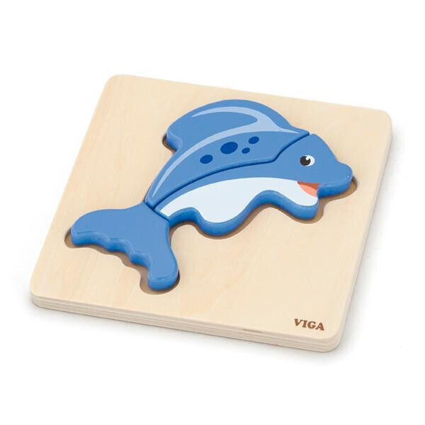 

Мини-пазл Viga Toys "Рыбка" (59934)