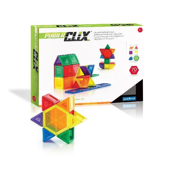 

Конструктор Guidecraft PowerClix Solids, 70 деталей (G9422)
