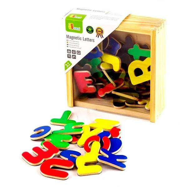 

Набор для обучения Viga Toys Магнитные буквы, 52 шт.