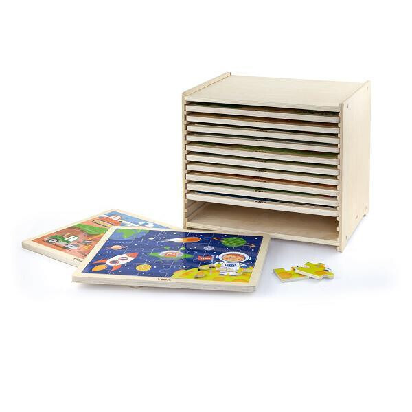 

Набор пазлов Viga Toys 12 штук (51428)