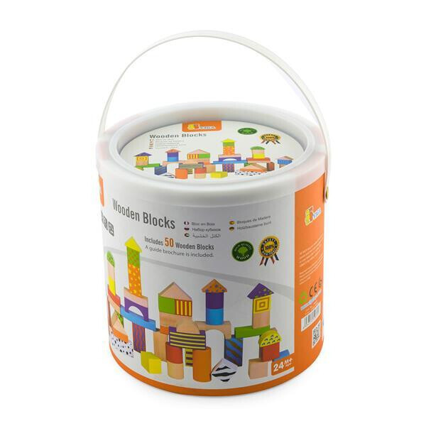 

Кубики Viga Toys Узоры 50 шт., 3 см (59695)