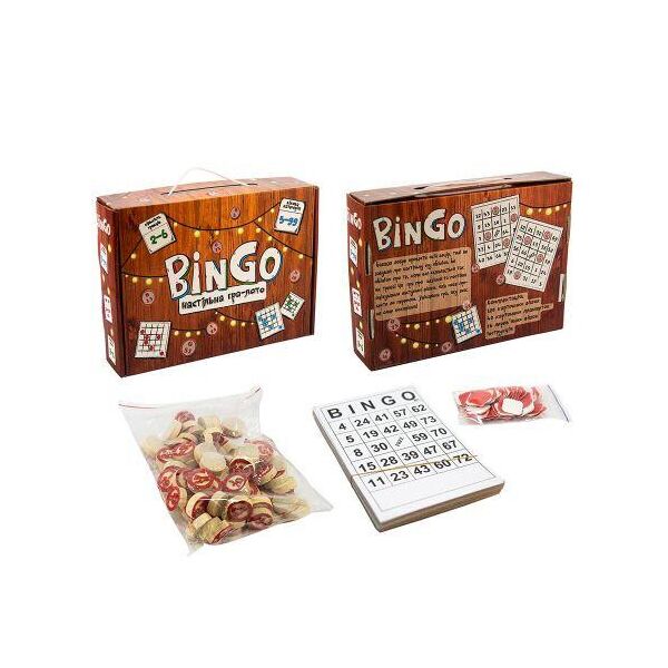 

Настольная игра лото BinGo, укр 30757