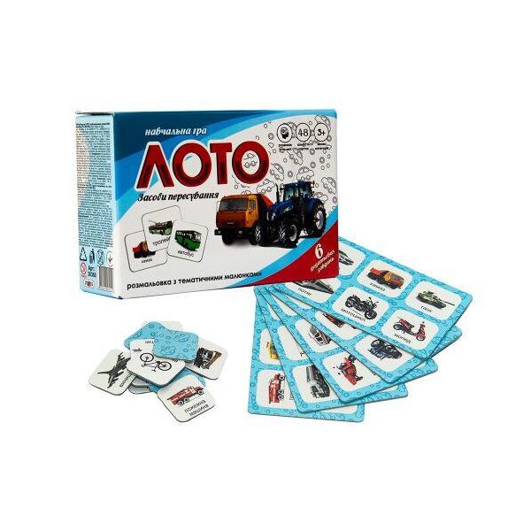 

Настольная игра "Лото: Транспорт" 30368
