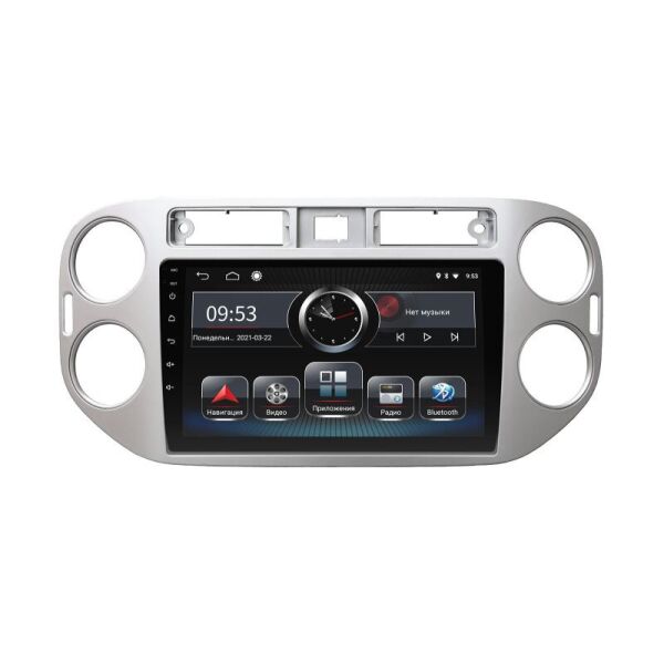 

Штатная магнитола Incar PGA-1076 для Volkswagen Tiguan 2011–2016 Silver