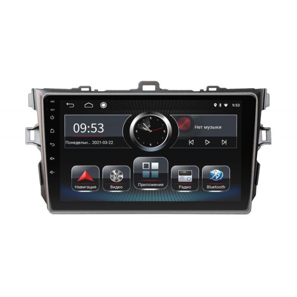 

Штатная магнитола Incar PGA-1451 для Toyota Corolla 2009–2012