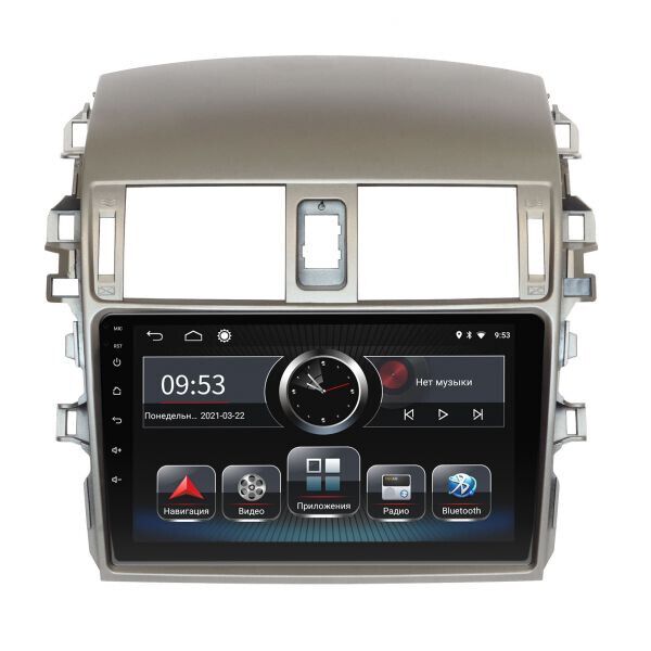 

Штатная магнитола Incar PGA-1441 для Toyota Corolla 2009–2012