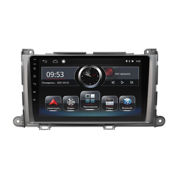 

Штатная магнитола Incar PGA-2316 для Toyota Sienna 2010–2014