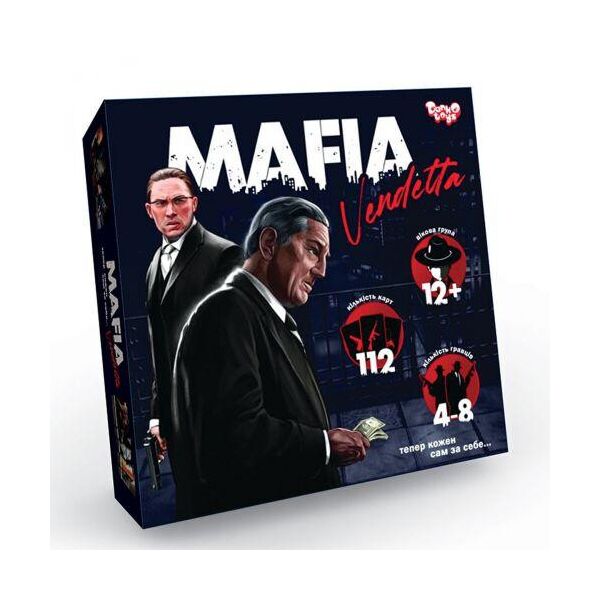 

Настольная "Mafia Vendetta", укр MAF-01-01U