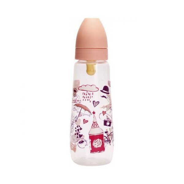 

Бутылочка для кормления, 250 мл, 3 месяцев, розовый Pk 054*/L