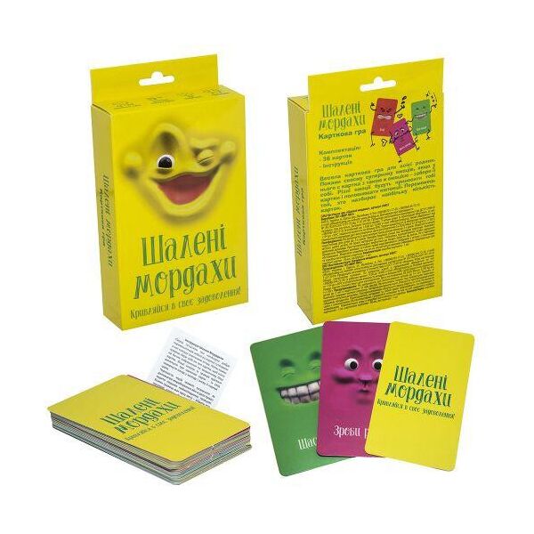 

Настольная игра "Безумные мордашки" (укр) 30857