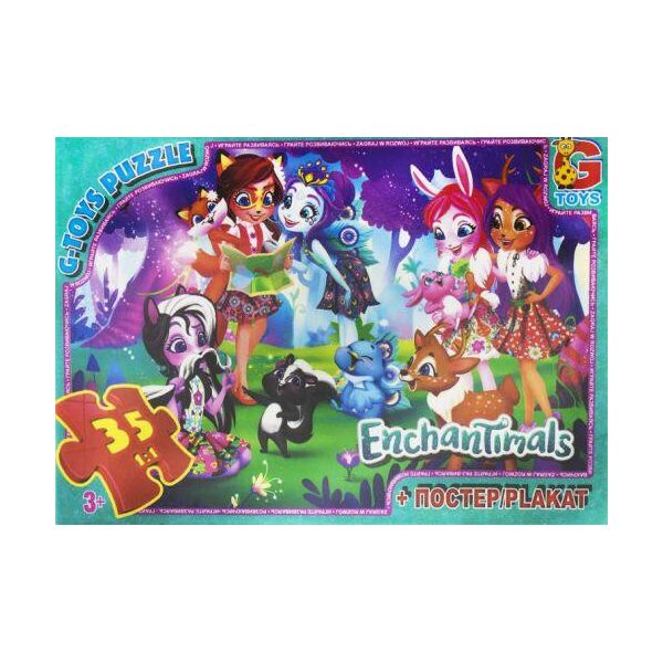 

Пазлы из серии "Enchantimals", 35 эл EA200