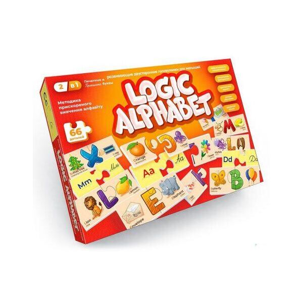 

Развивающие пазлы "Logic Alphabet", англо-русский G-LoA-01-03