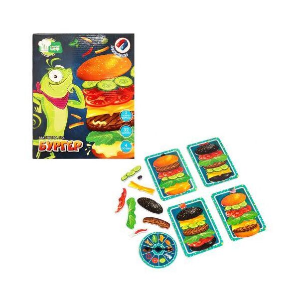 

Настольная магнитная игра "Бургер" укр VT2310-06