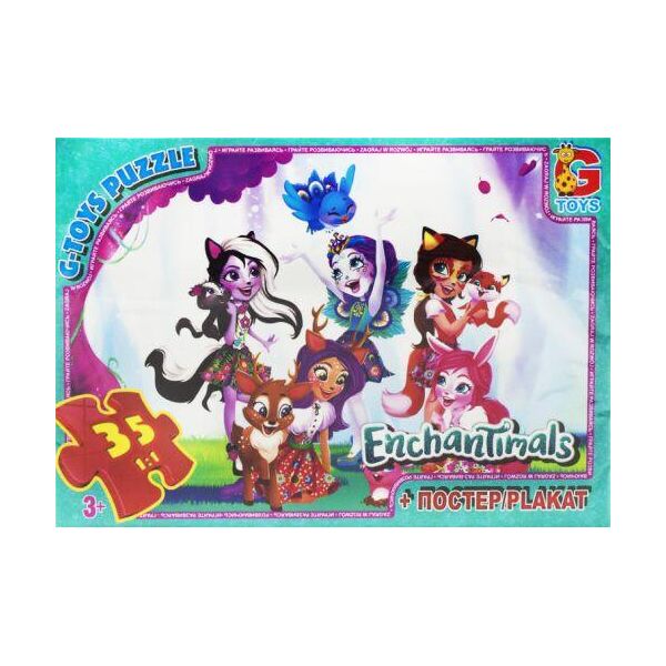 

Пазлы из серии "Enchantimals", 35 эл EA201
