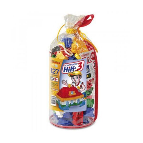 

Конструктор детский "НИК-3", 127 дет 0781