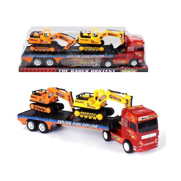 

Трейлер-автовоз "Speed", красный 666D-1