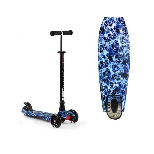 

Самокат четырехколесный "Best Scooter", череп 113-33288