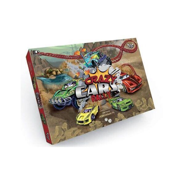 

Настольная развлекательная игра "Crazy Cars Rally" DTG93R
