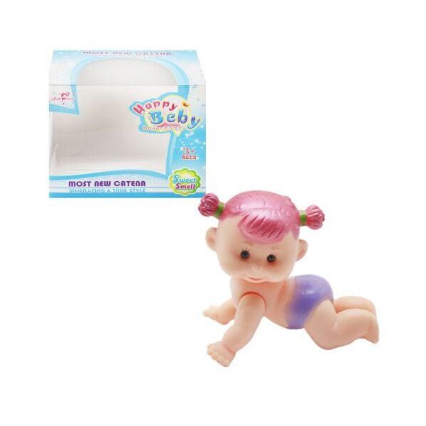 

Пупс "Happy Baby", розовый+фиолетовый ZQ60108-A