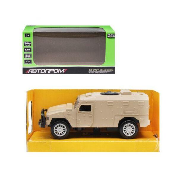 

Машинка "Battle Arsenal Car" из серии "Автопром", бежевый 7884