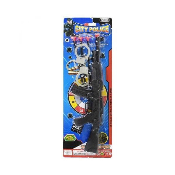 

Полицейский набор Автомат + наручники 2019-11