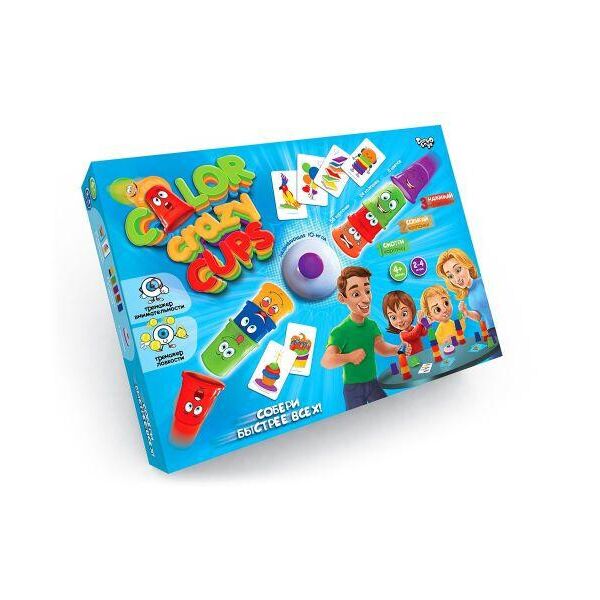 

Настольная развлекательная игра "Color Crazy Cups", рус CCC-01-01
