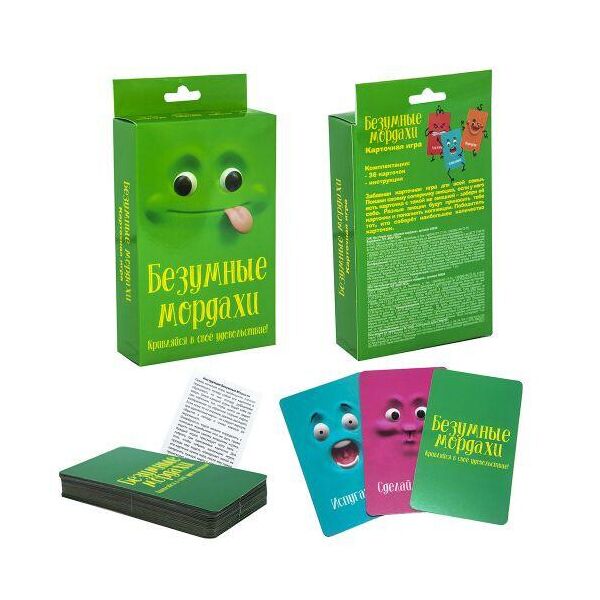 

Настольная игра "Безумные мордашки" (рус) 30856