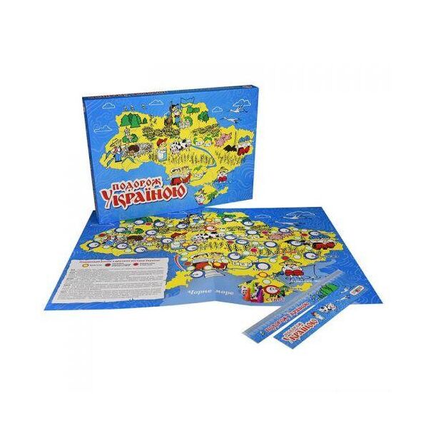 

Настольная игра "Путешествие по Украине" 30457