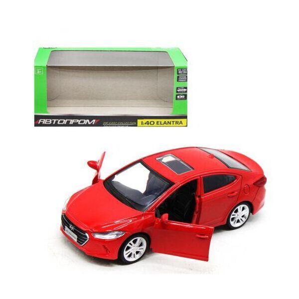 

Машина металлопластиковая "Hyundai Elantra", красная 4343