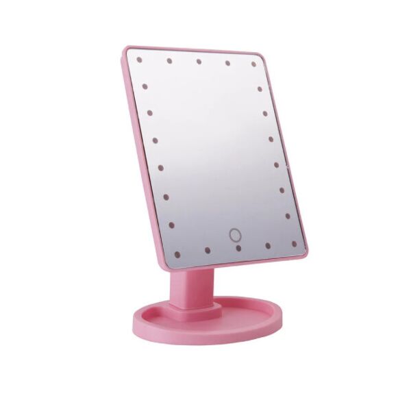 

Настольное зеркало Apexel для макияжа с LED подсветкой, прямоугольное (22 диода)