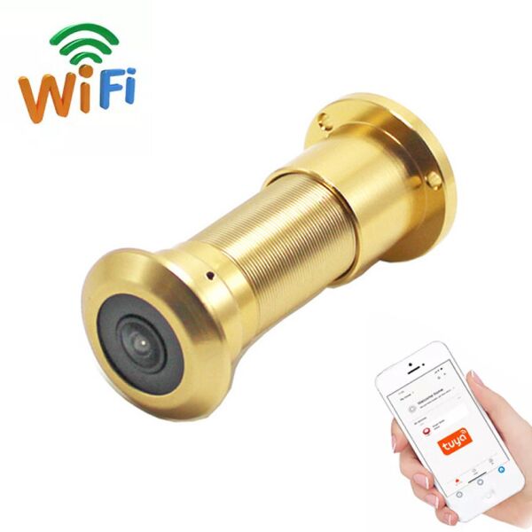 

Wifi видеоглазок c датчиком движения и записью Digital Lion DE-01w, поддержка Tuya, Android / iOS, Gold