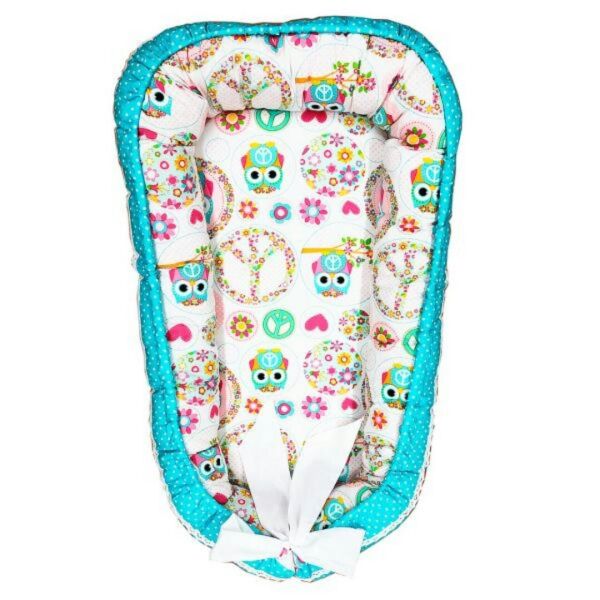 

Гнездышко (позиционер), кокон с кокосовым матрасом "Совы"