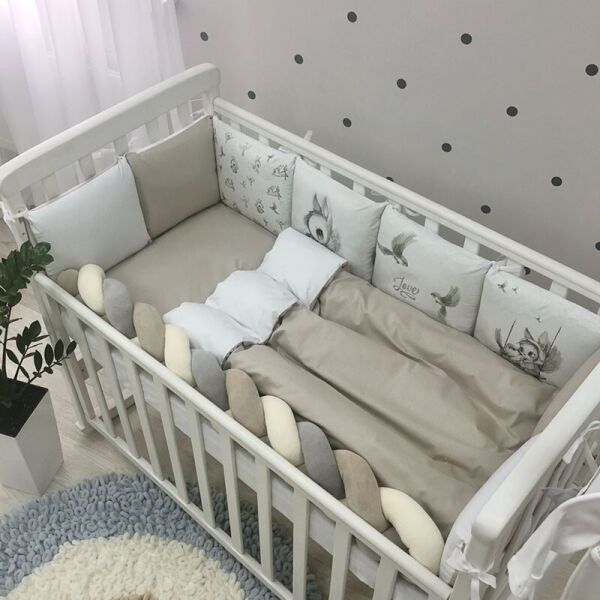 

Постельный комплект в детскую кроватку Art Design Majestic (6 пр)