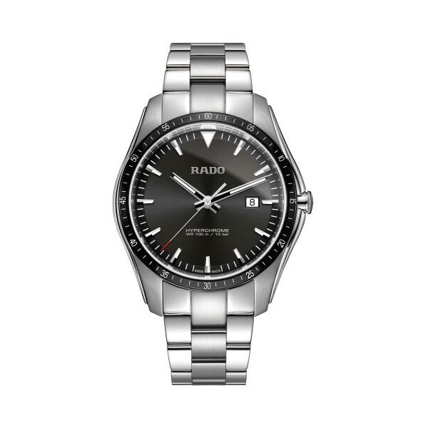 

Часы наручные мужские RADO HYPERCHROME 01.073.0502.3.015/R32502153, кварц, сталь - керамика, водозащита 100WR