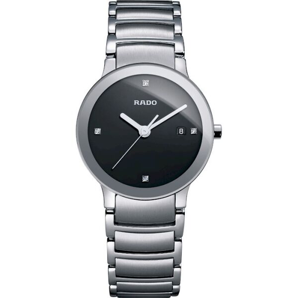 

Часы наручные женские RADO CENTRIX DIAMONDS 01.111.0928.3.071/R30928713, кварц, 4 бриллианта