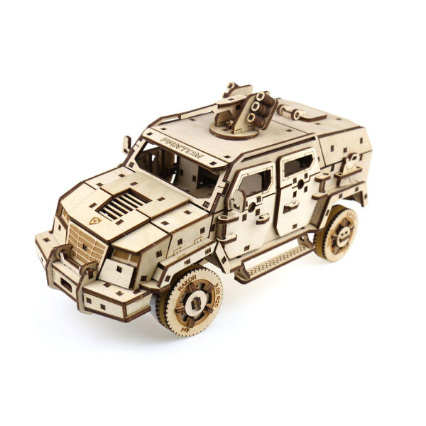 

Деревянный 3D-пазл Racor Бронеавтомобиль Fantom 373 элемента 330х170х145 (R10001)